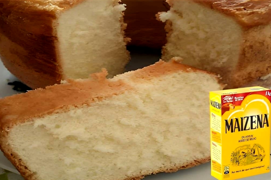 Bolo de maisena com 4 ingredientes, faça hoje mesmo e você vai se surpreender com o resultado