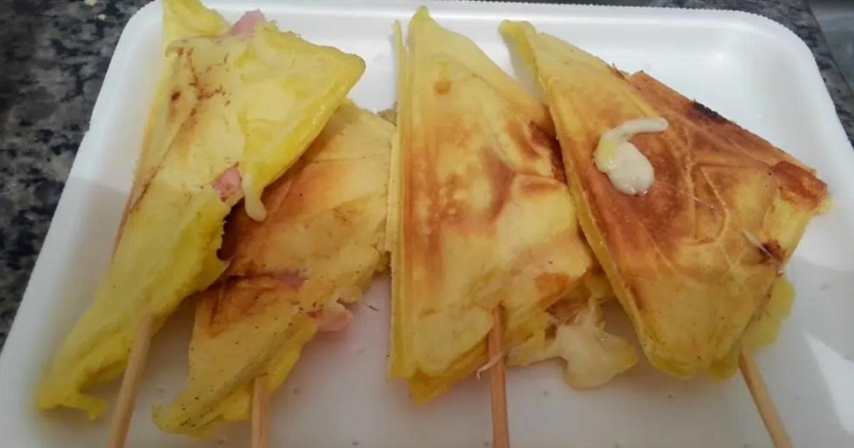 Crepe Suíço na Sanduicheira Fácil e Delicioso!