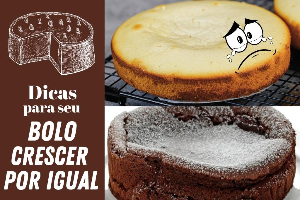 Dicas e Truques para o seu Bolo Crescer por Igual