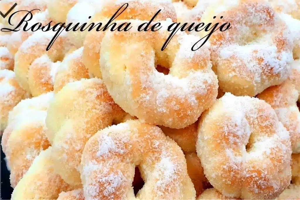 Rosquinha de queijo fácil e deliciosa perfeita para o seu café