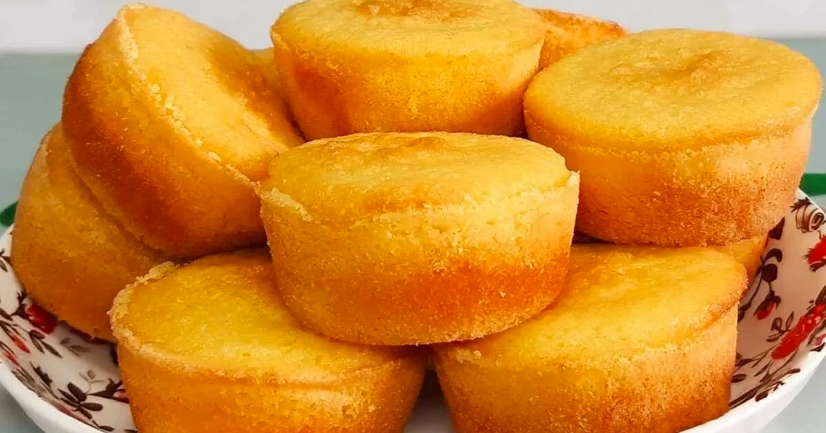 Bolinho de fubá sem trigo, tão fácil que não precisa nem de liquidificador